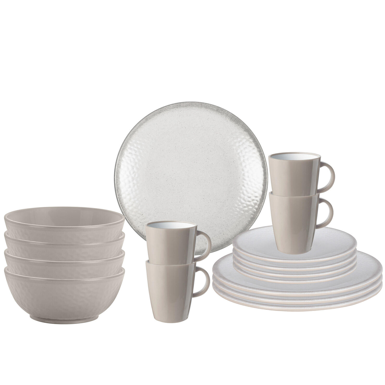 Camping servies Melamine set Lunch box 16 stuks Reis borden 5/5