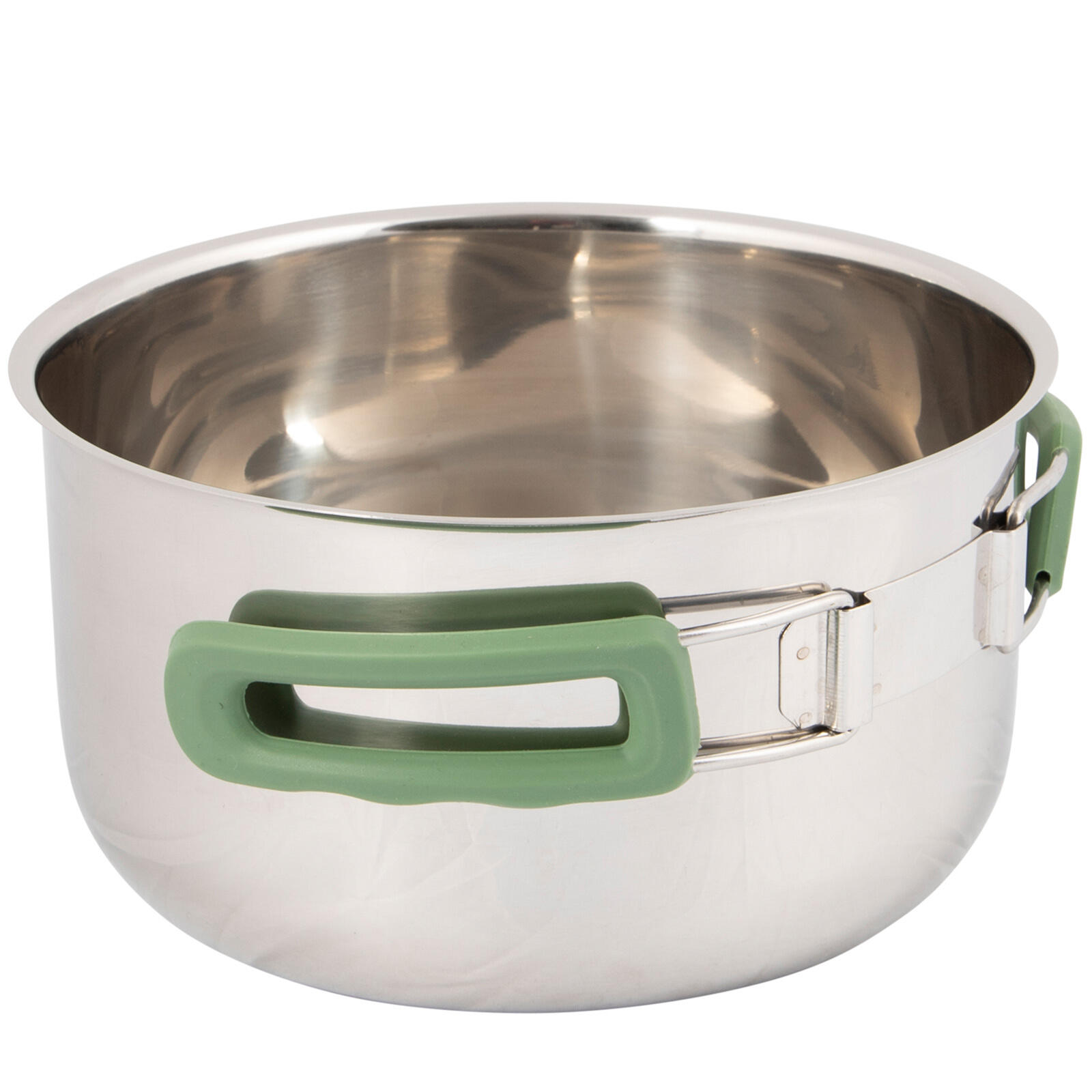 Set da cucina 4 pezzi Campeggio pentole stoviglie impilabili acciaio inox 5/7