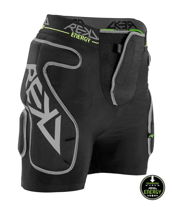 REKD Short de protection ENERGY IMPACT SHORT Noir- Taille M 2/7
