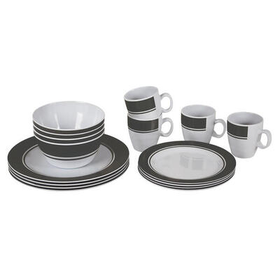 Camping servies set melamine 16-delige reis borden