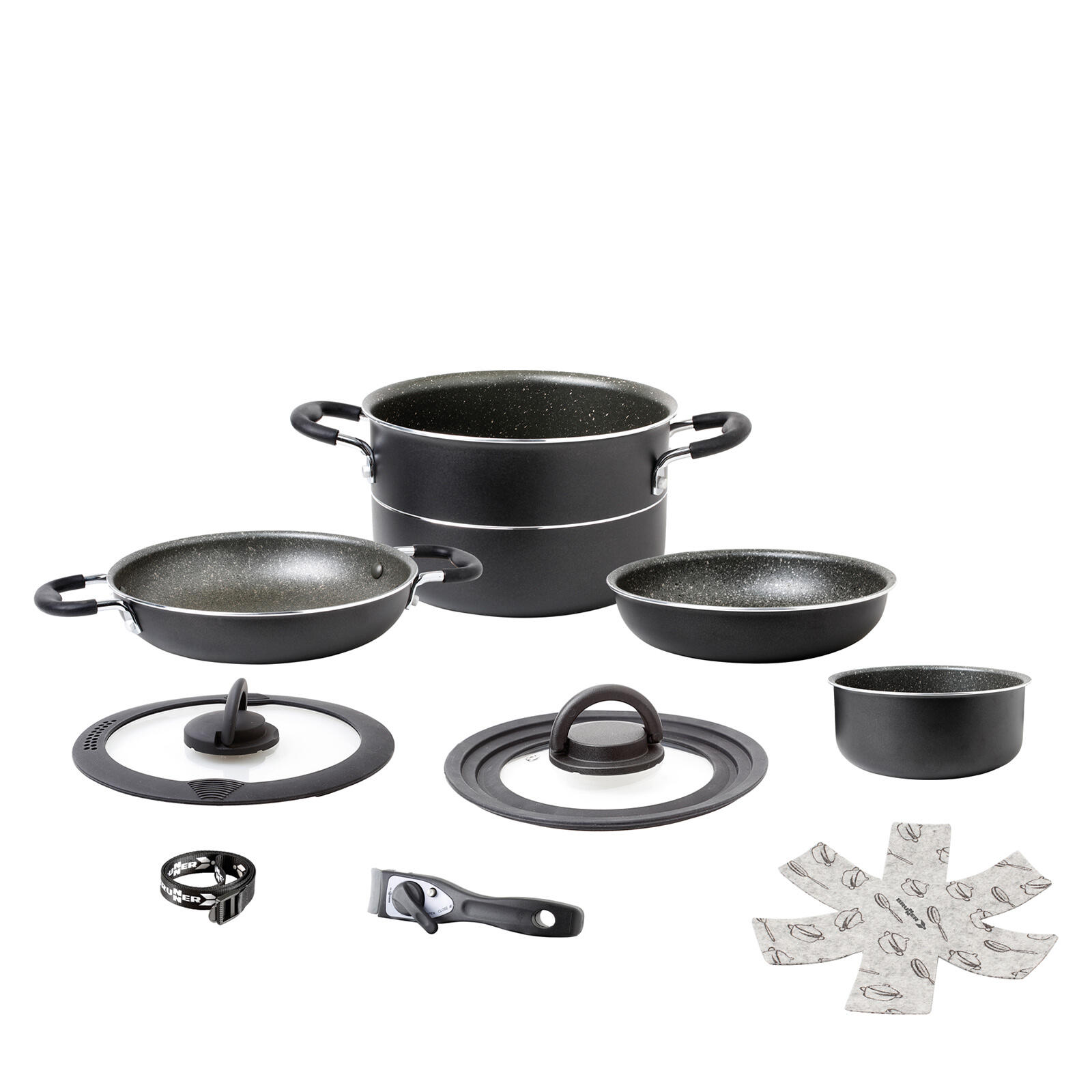 Brunner - Alu Set Pirate Ø22 Camping Outdoor Vaisselle Cuisine Casserole Poêle - Faitout - Multicolore - Taille Unique - Decathlon