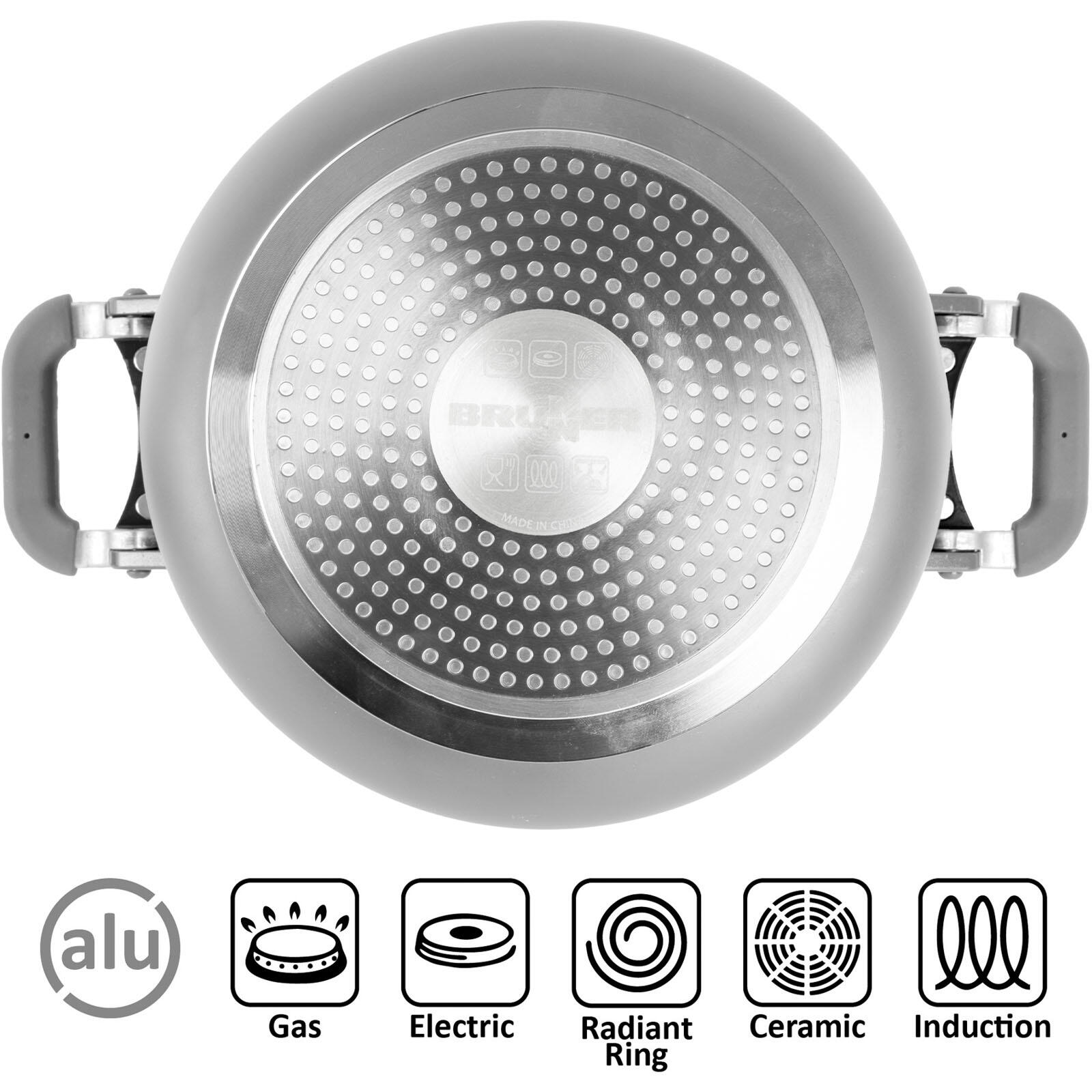 Pannenset Fusion 7+1 Magnetische Camping Keuken Pot Pan Keramisch 4/5