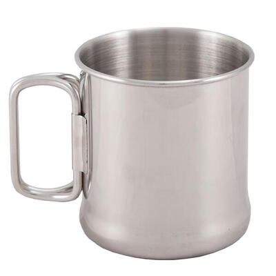 Camping Klapp Becher Edelstahl 0.3L Trinkbecher Kaffee Tasse Geschirr