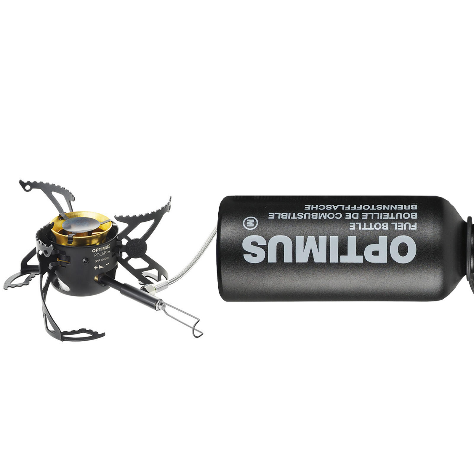 Camping Réchaud à gaz Polaris Optifuel Tactical essence pliable 4200 W 3/5
