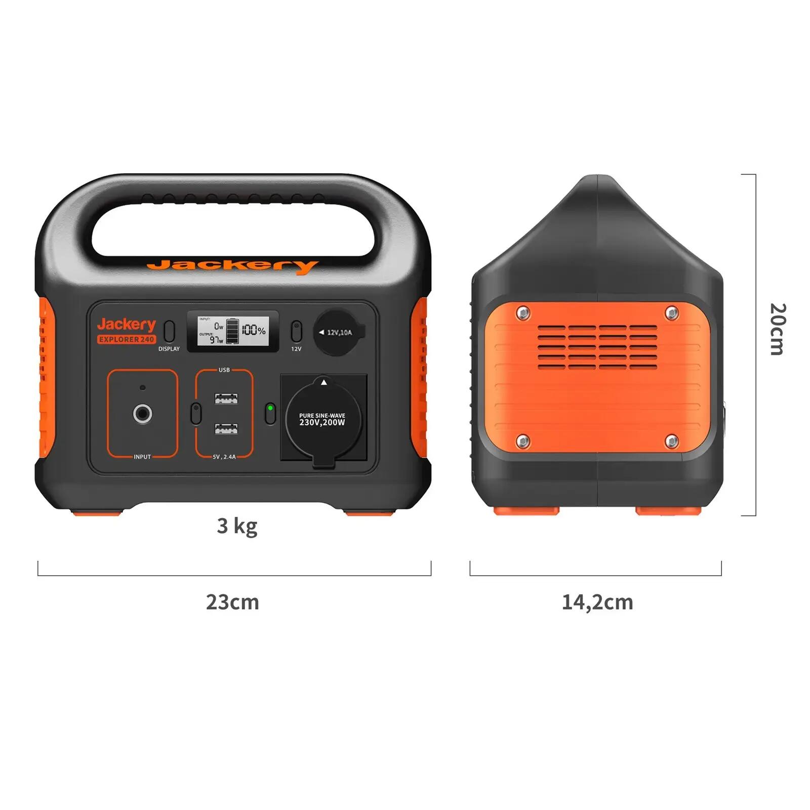station énergique portable Jackery Explorer 240 3/7
