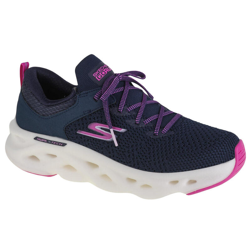 Zapatillas Caminar Mujer Skechers GO run Swirl Tech Azul Marino