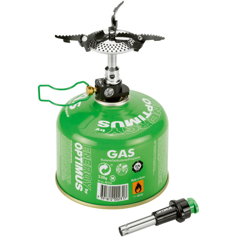 Camping gasfornuis Crux Lite Mini Cooker Trekking Outdoor Piezo 3000W 72g