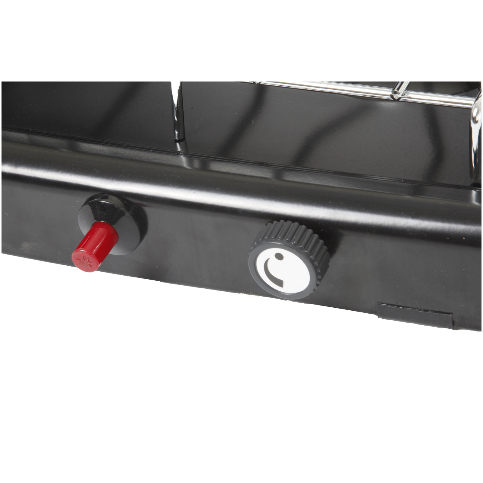 Gaskocher Phoenix Campingkocher Deckel 2-flammig Kochfeld 50mBar 2x1,2KW 3/5