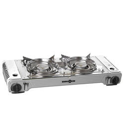 Réchaud à gaz Devil Double Camping 2 feux 30mBar x 2,2KW