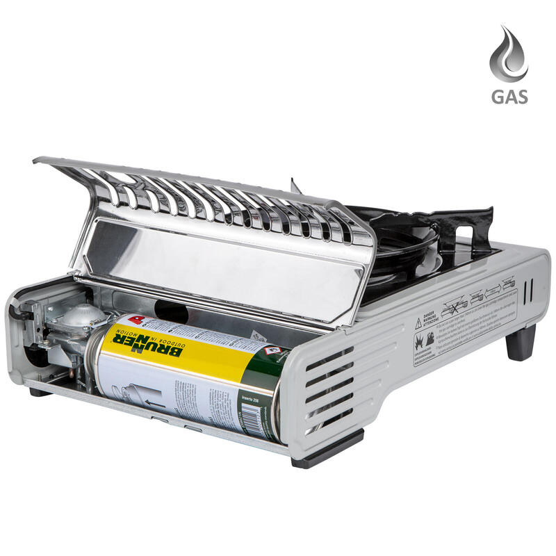 Camping Réchaud à gaz Devil cartouche de Table Grill Piezo 2200 W
