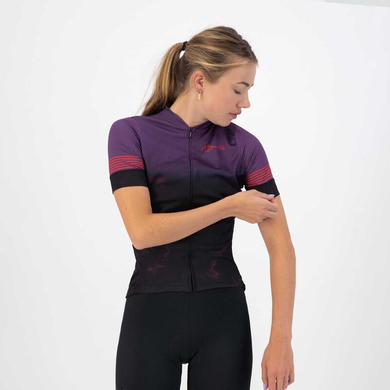 Fietsshirt Korte Mouwen Dames Marble