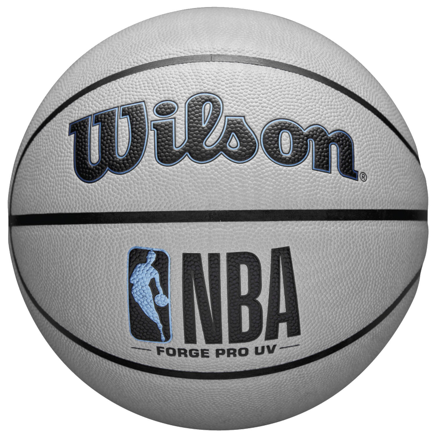Balón de Baloncesto Wilson NBA Forge Pro UV Gris 2/3