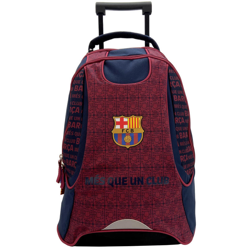 Sac à dos scolaire à roulettes Barça - Collection officielle F.C. Barcelona