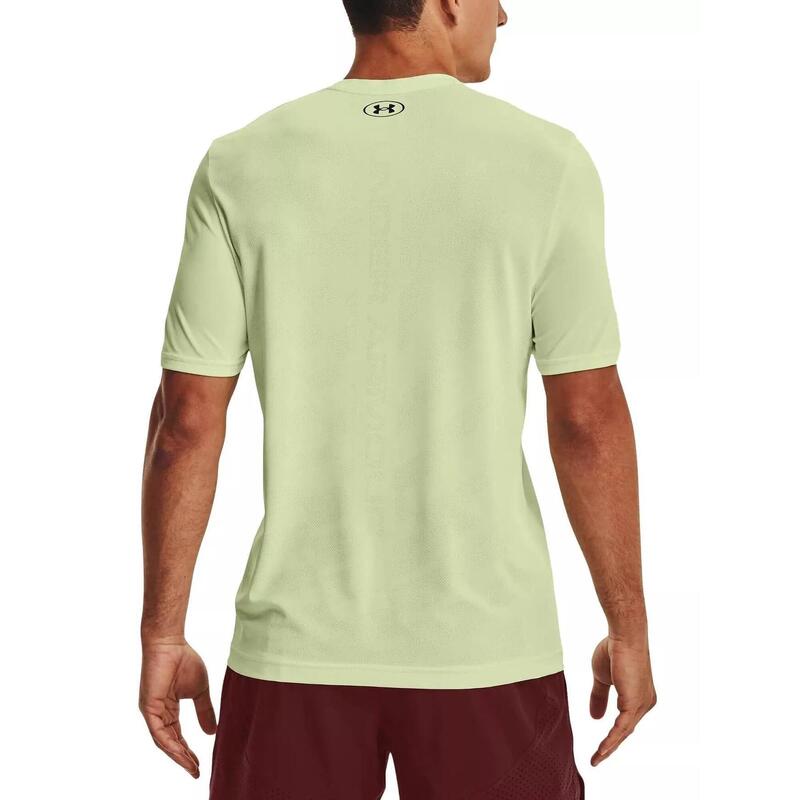 Ua Seamless Radial Ss férfi rövid ujjú sport póló - zöld