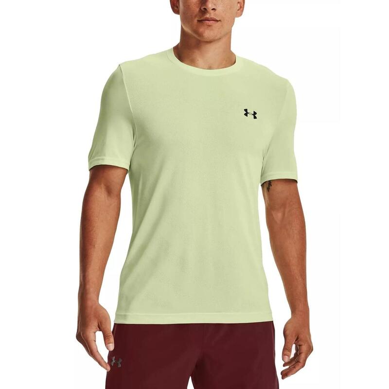 Ua Seamless Radial Ss férfi rövid ujjú sport póló - zöld