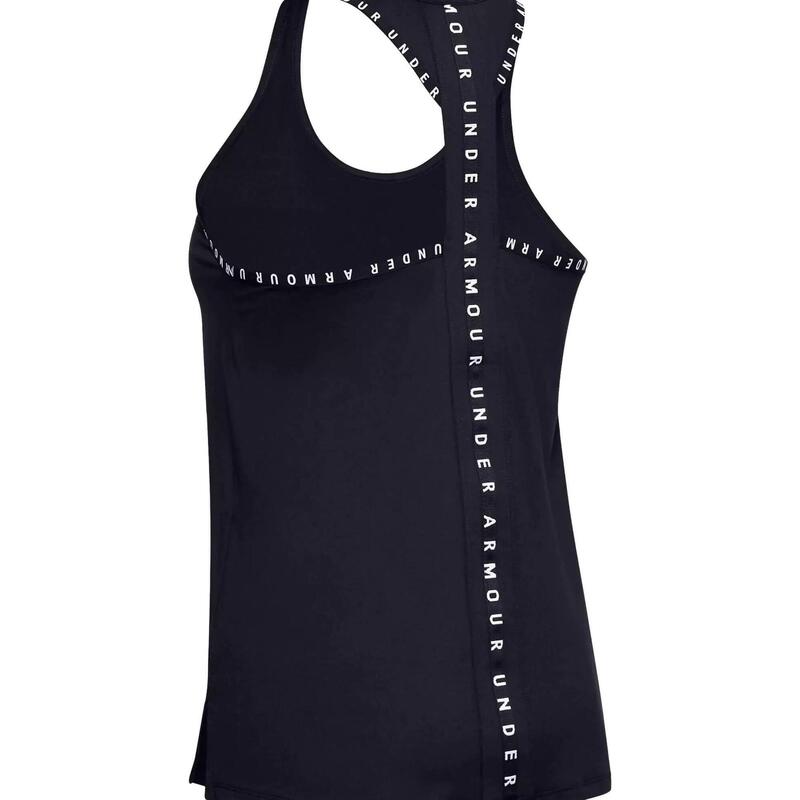 Tricou pentru sport, cu maneci scurte Ua Knockout Tank - negru femei