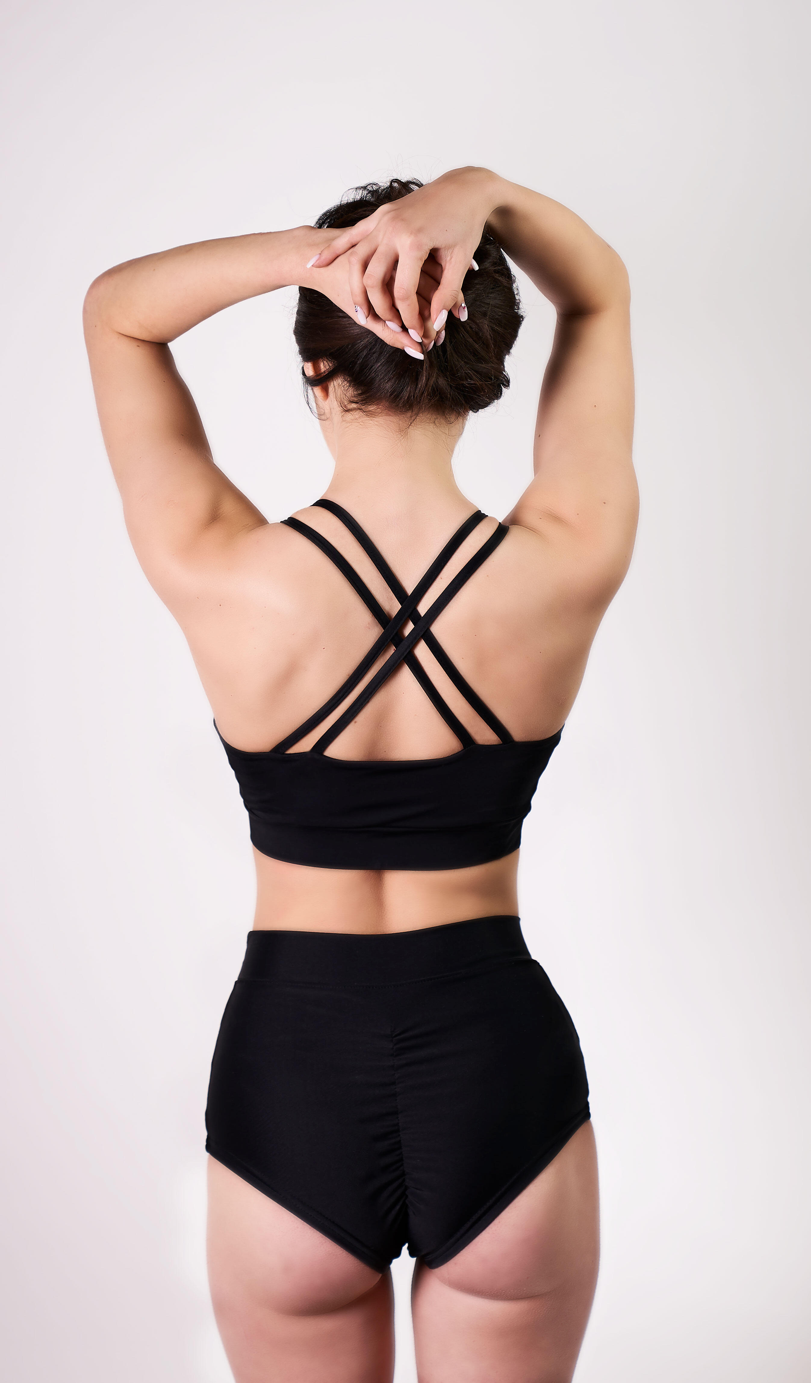 Top sportowy stanik do tańca pole dance Rev Activ Basic z ramiączkami na krzyż 3/3