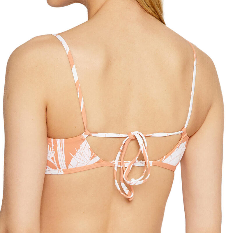 Haut de Bikini Corail à fleurs Femme Roxy Printed Beach Classics