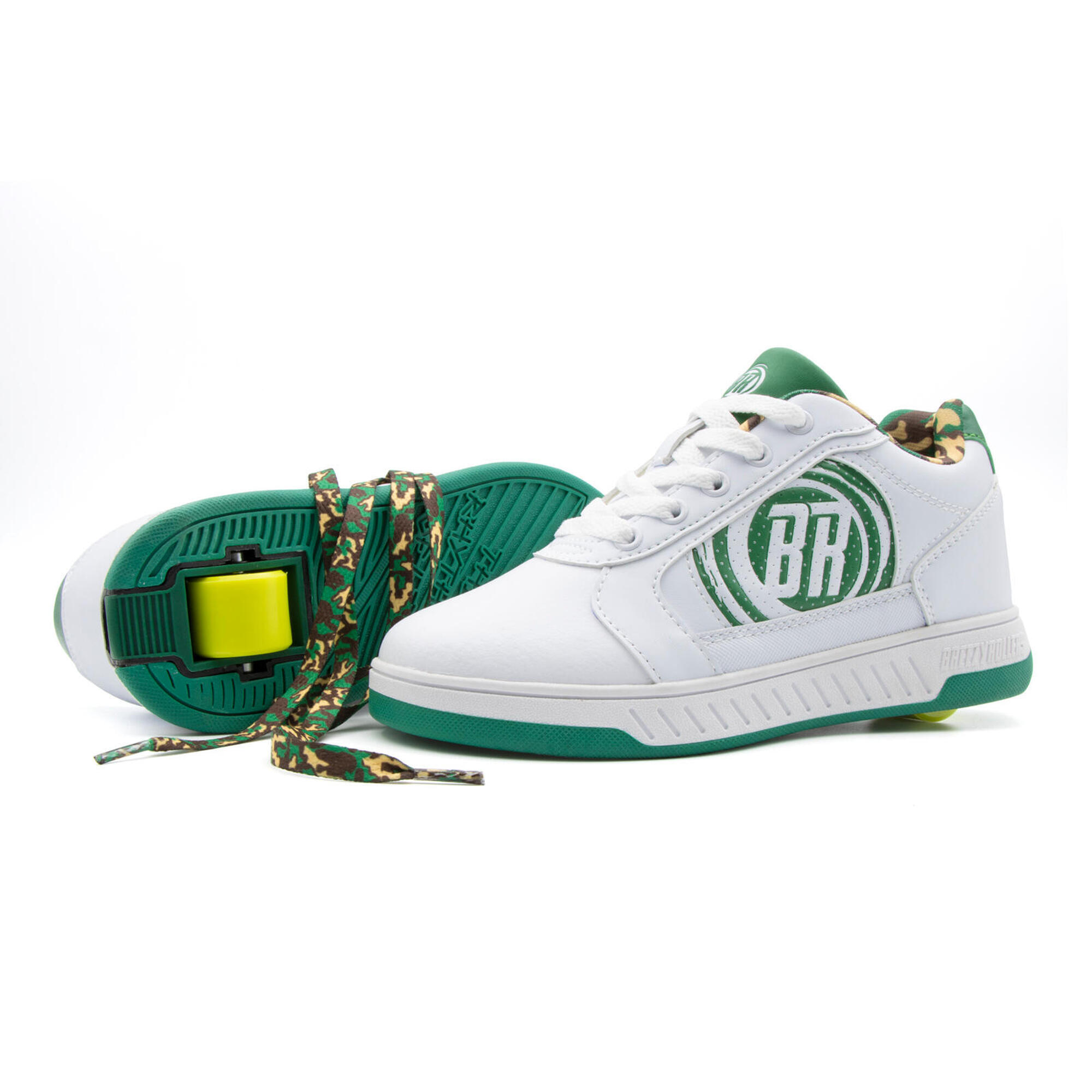 Schoenen met Wielen BREEZY ROLLERS 2223122 Uniseks wit groen