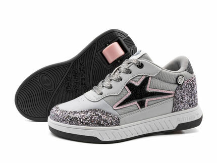 Chaussures à Roulettes BREEZY ROLLERS 2231411 les filles argent/gris