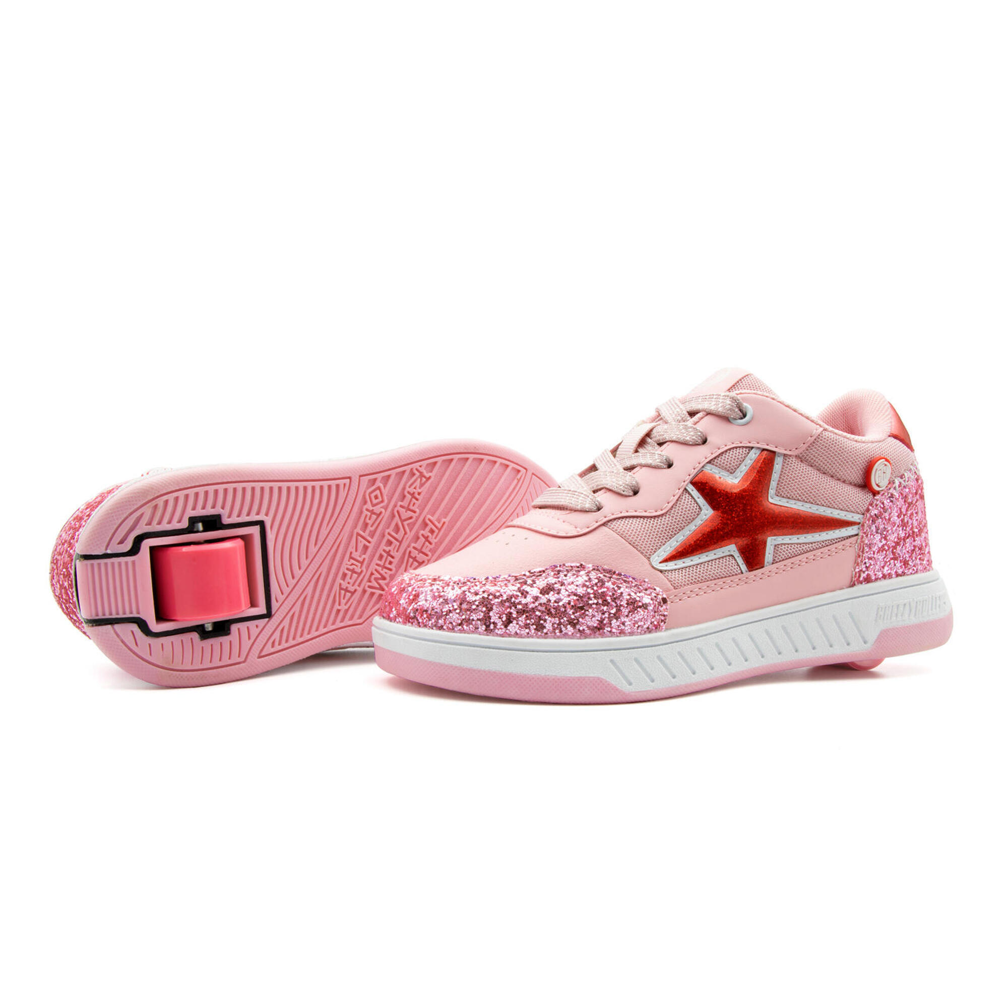 Sparkly store pink sneakers