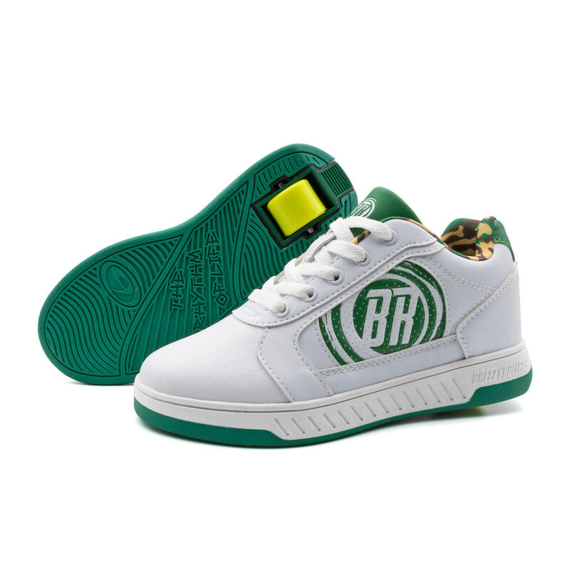 Sapatilhas com Rodas BREEZY ROLLERS 2223122 unissex branco/verde