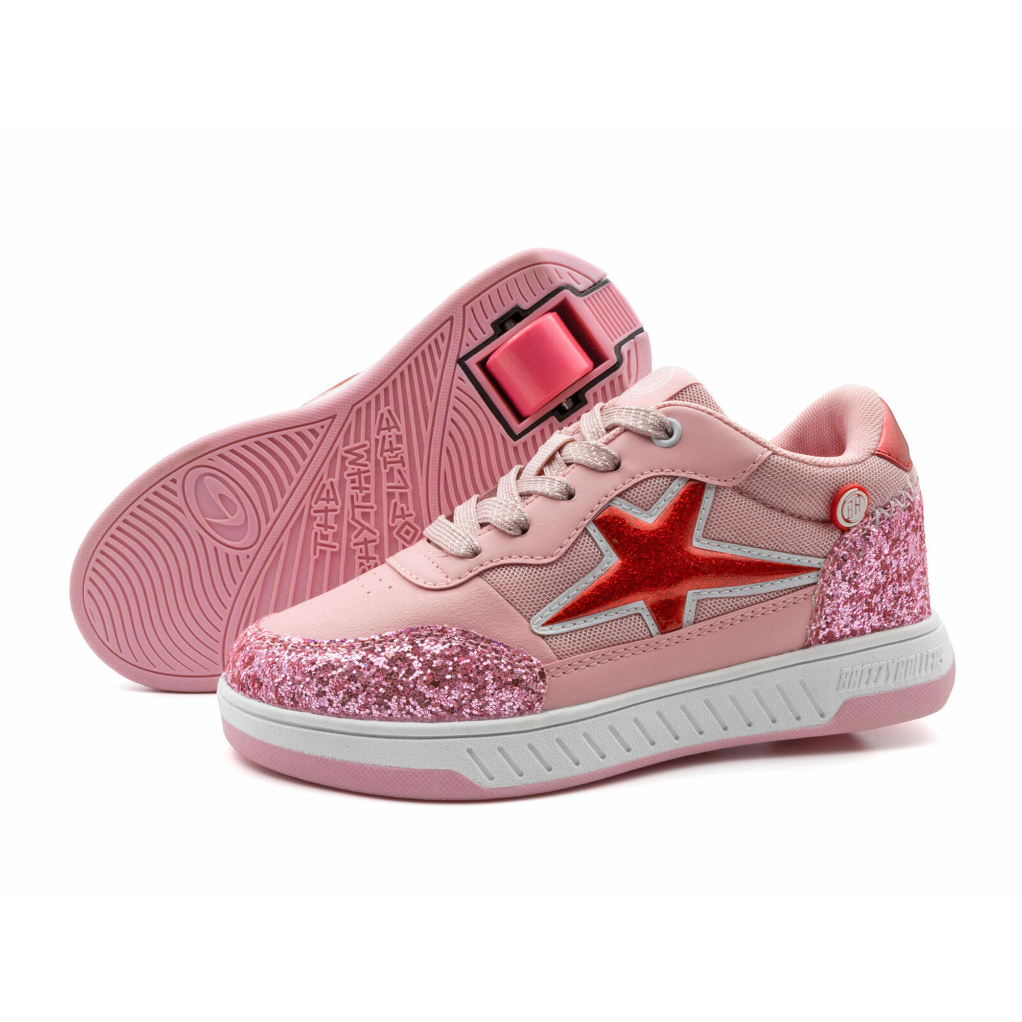 Zapatillas con Ruedas Unisex Breezy Rollers 2231412 rosa Decathlon