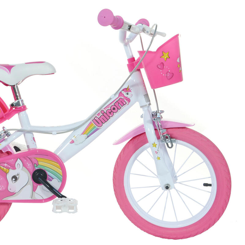 Segunda Vida - Bicicleta niña 16 pulgadas Unicorn rosado 5-7 años