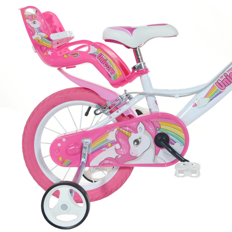 Segunda Vida - Bicicleta niña 16 pulgadas Unicorn rosado 5-7 años