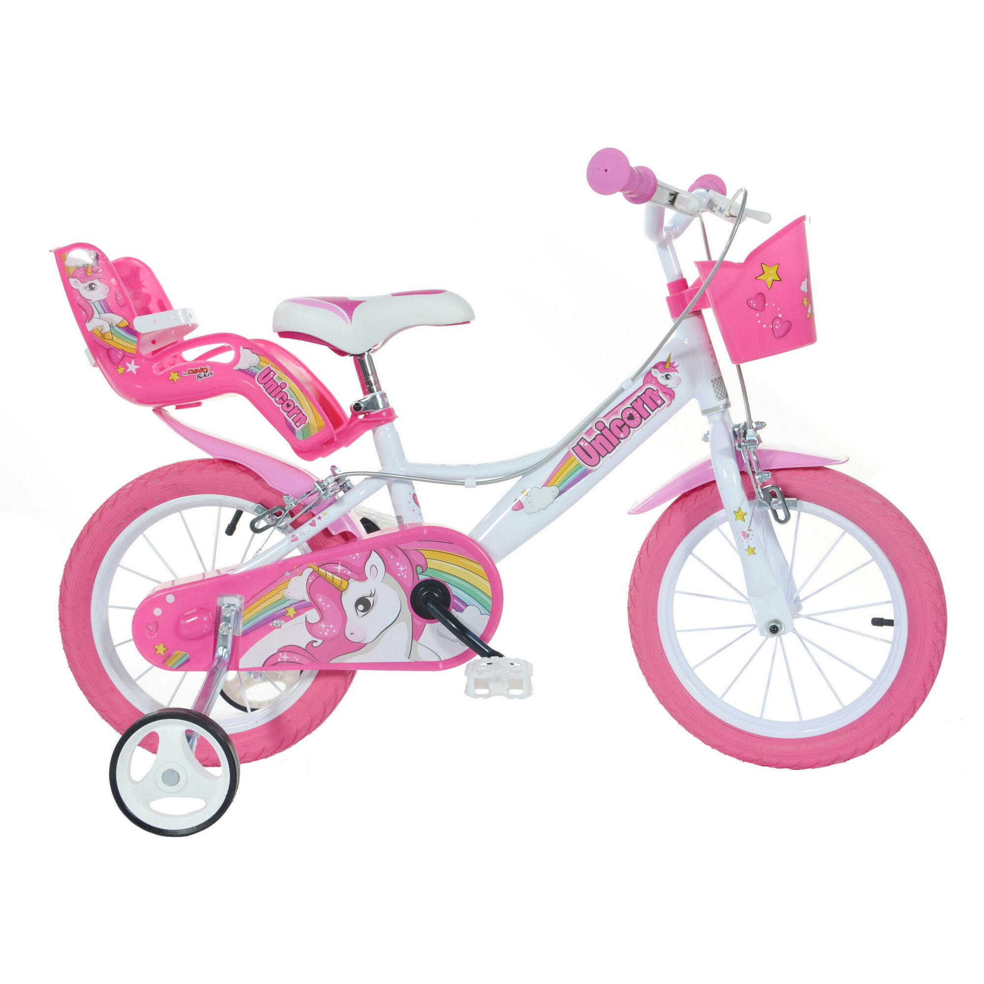 Unicorn 16" Bikes with Removable Stabilisers 1/7