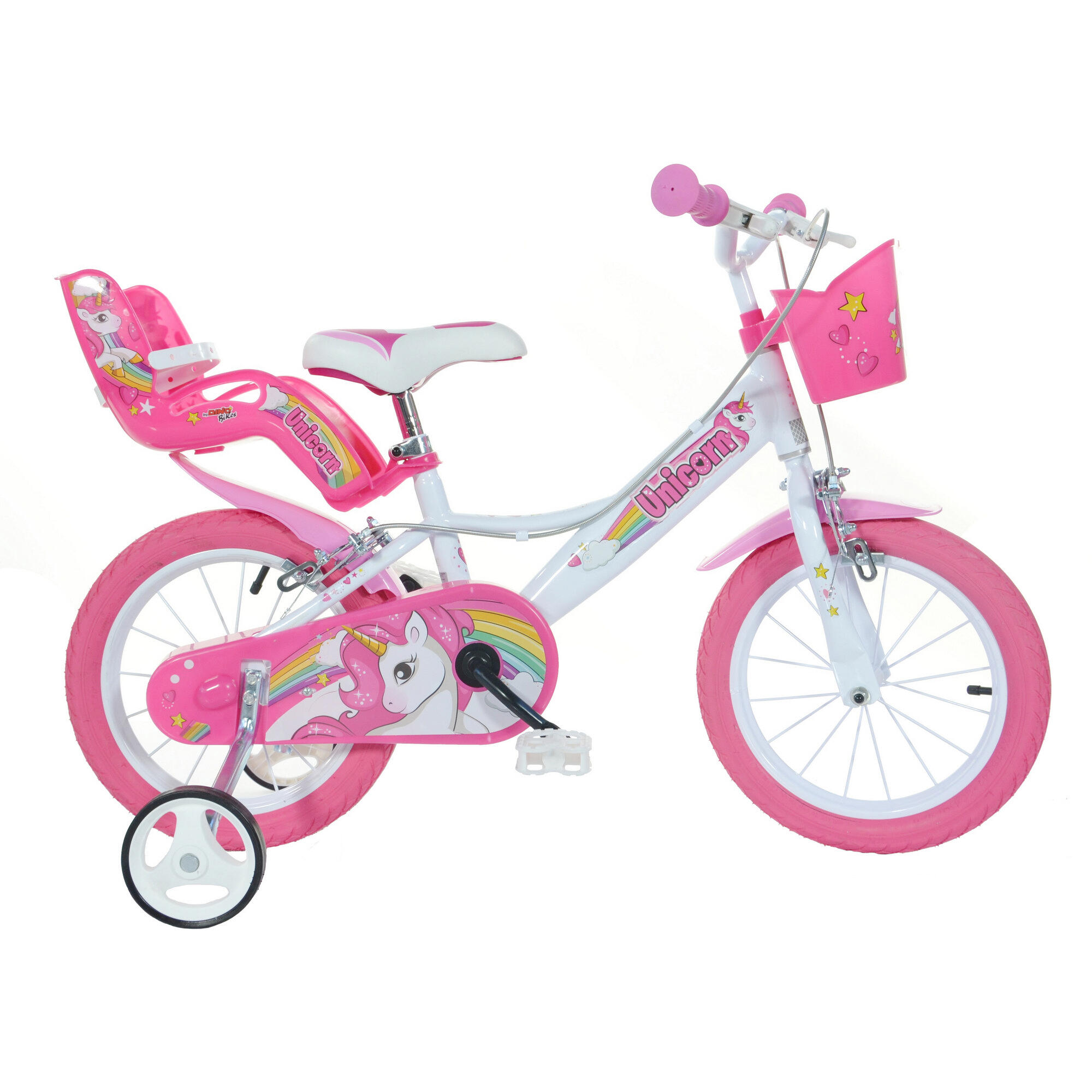 Dino Bikes - Reconditionné - Velo Enfant 16 Pouces 5-7 Ans Unicorn - Vélo Enfant - Rose - 16" - Decathlon