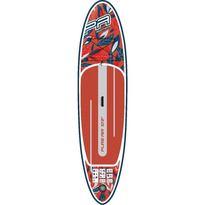 PACK (SUP. POMPE. PAGAIE) PADDLE GONFLABLE PURE AIR 10'2 AQUAMARINA