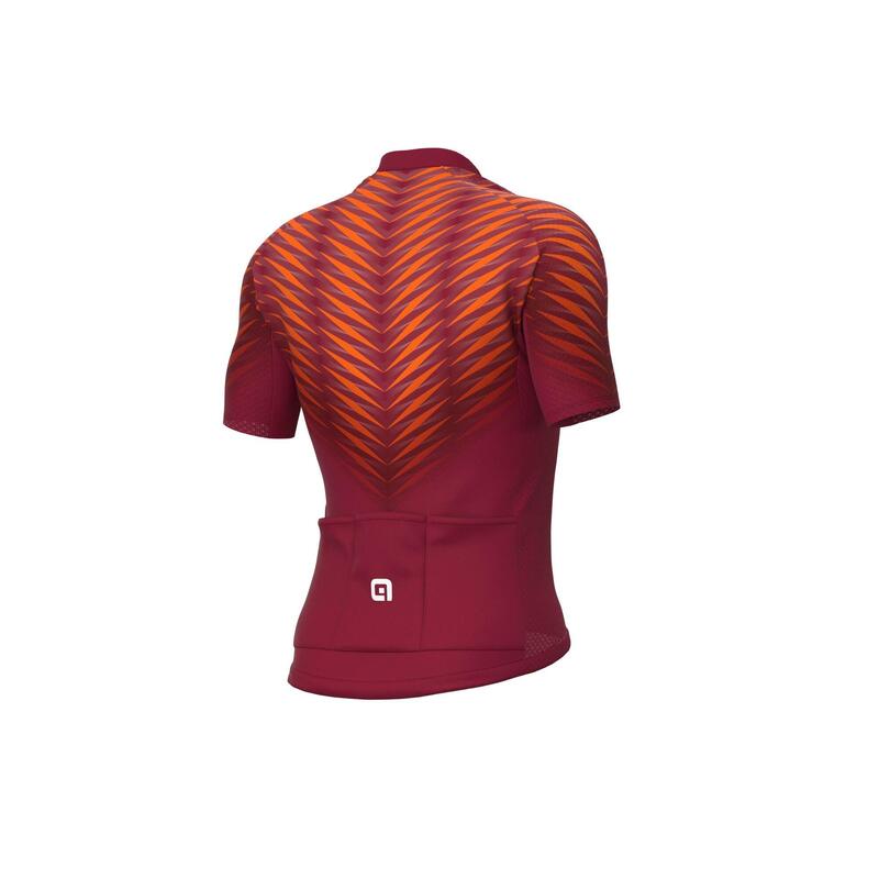 Maillot Manches Courtes Alé Thorn Bordeaux