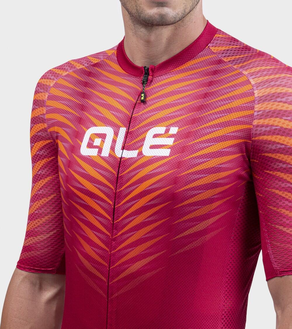 Alé Thorn Burgund Kurzarmtrikot 5/7