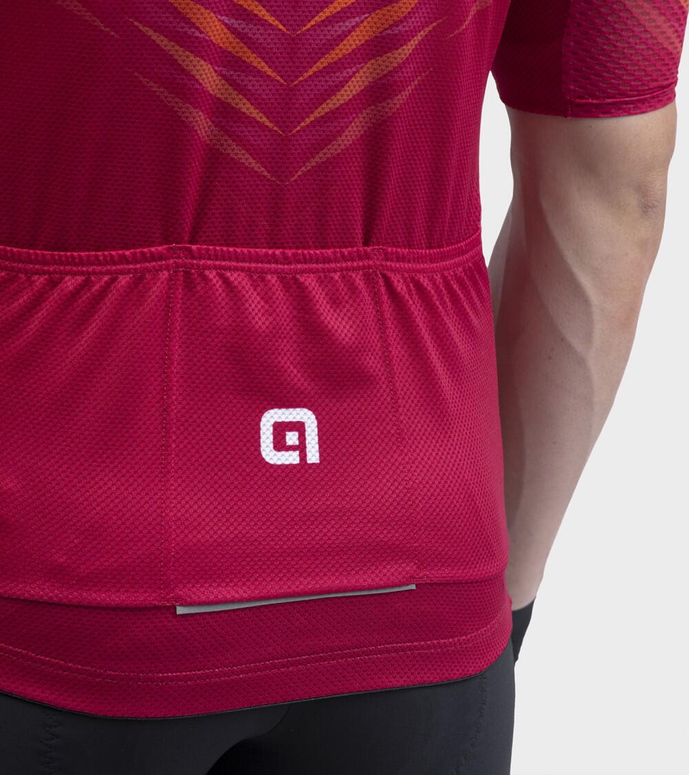 Alé Thorn Burgund Kurzarmtrikot 7/7