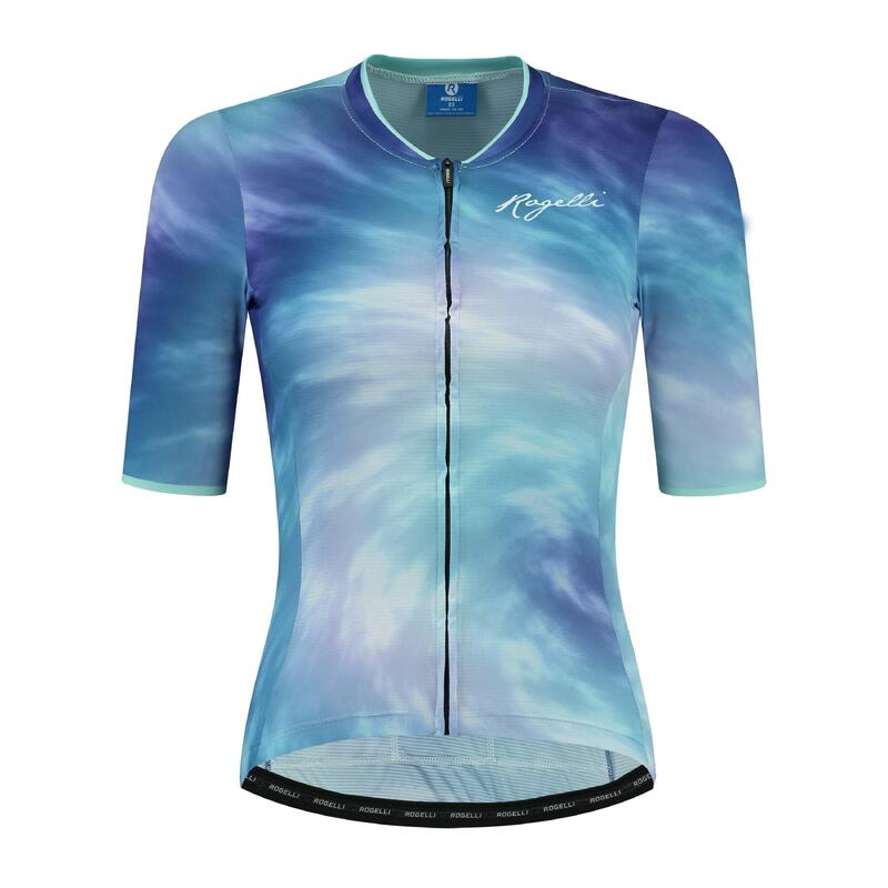 Maillot Manches Courtes Velo Femme - Tie Dye