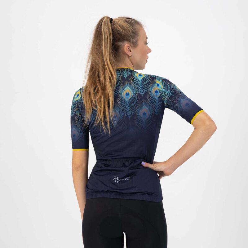 Maillot Manches Courtes Velo Femme - Animal