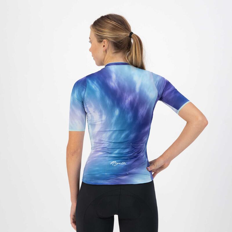 Maillot Manches Courtes Velo Femme - Tie Dye