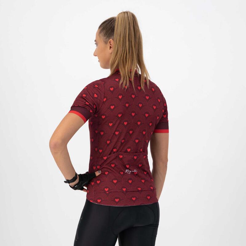 Fietsshirt Korte Mouwen Dames Hearts