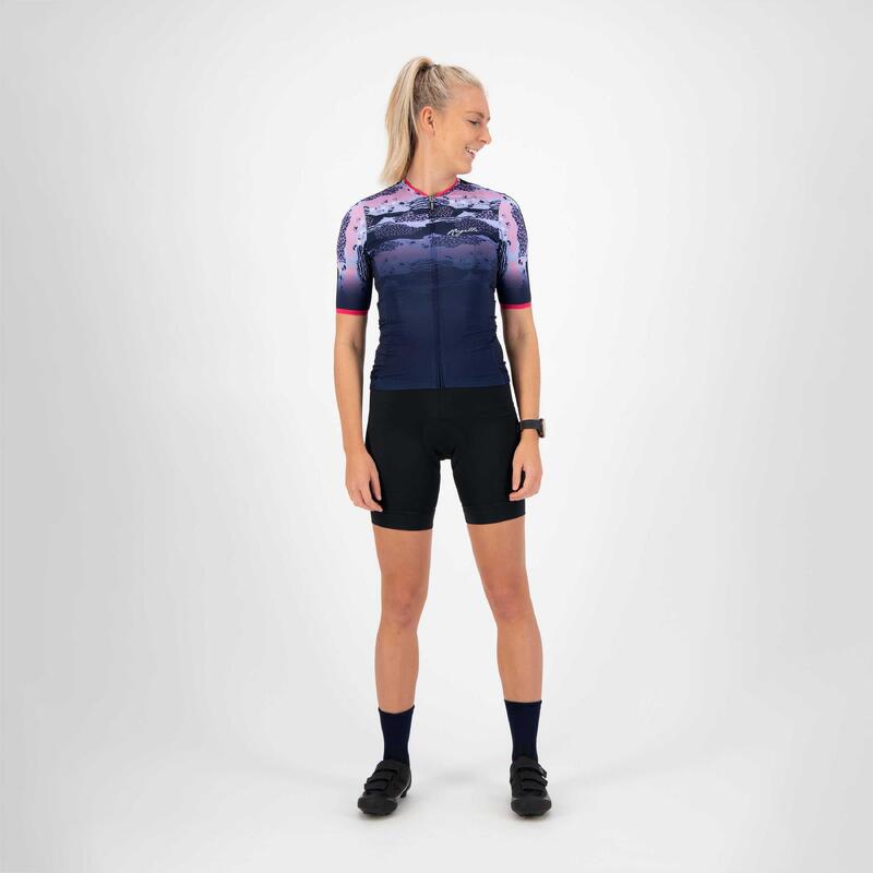 Maillot Manches Courtes Velo Femme - Animal