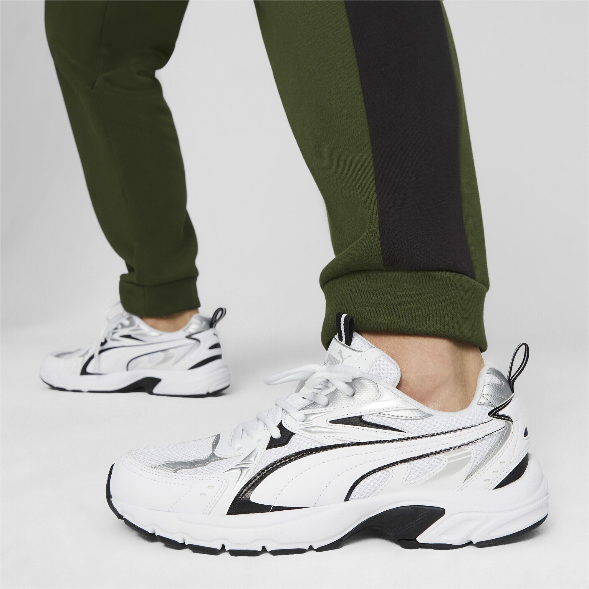 Zapatillas Milenio Tech PUMA White Black Silver Metallic 4/7
