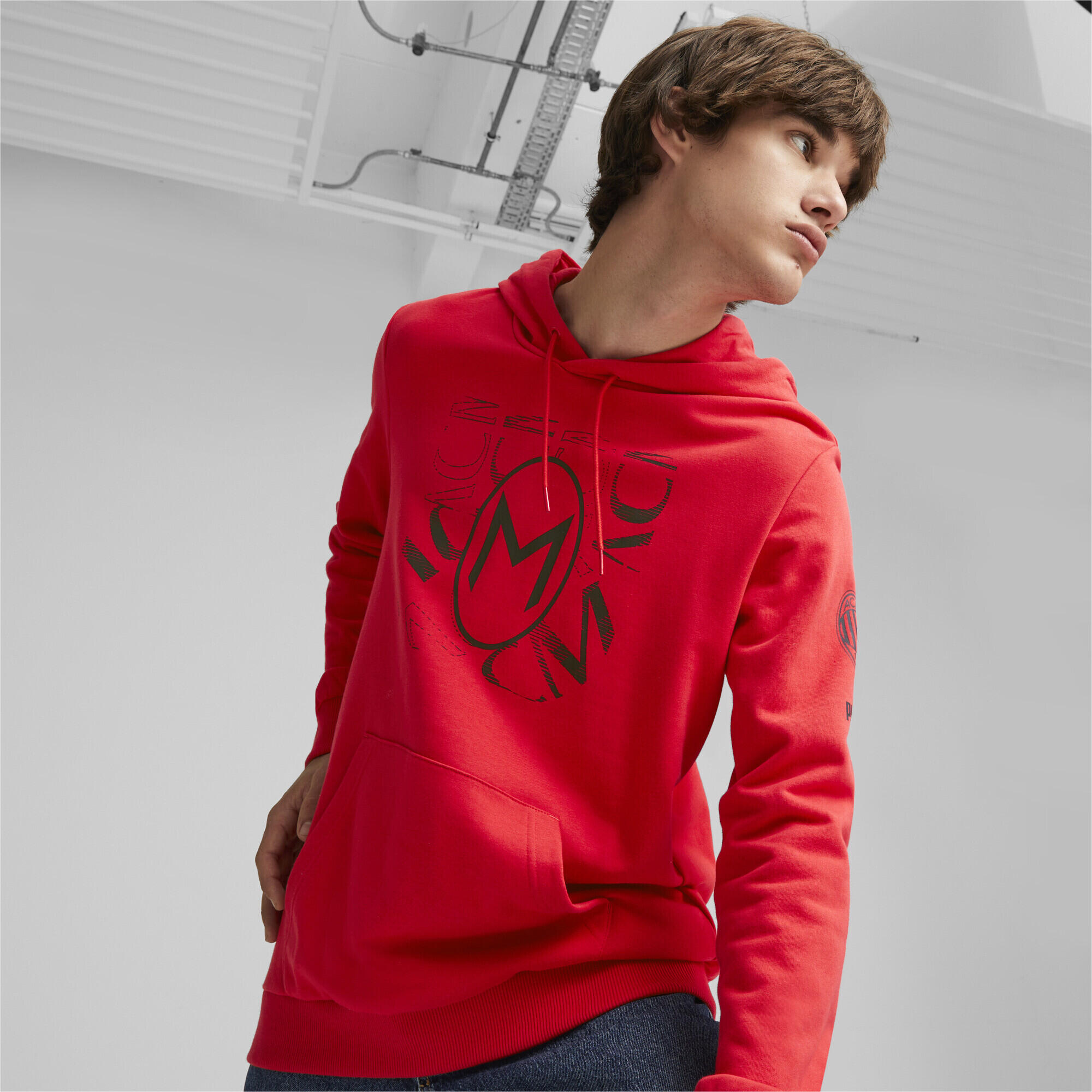 Puma ac Milan Men Hoody 2xl - Design gráfico 2/6
