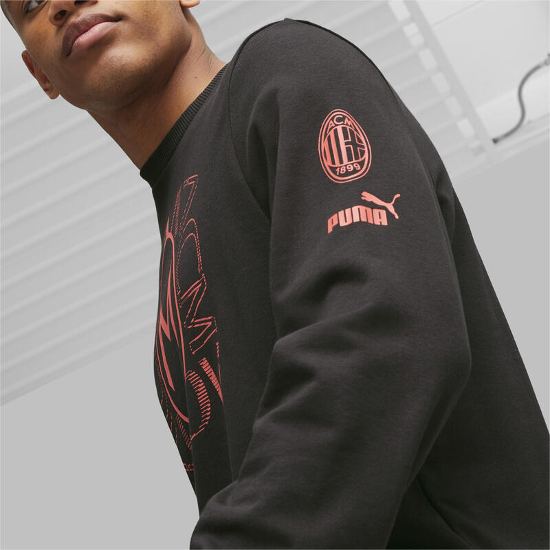 Sudadera AC Milan FtblCore PUMA Black For All Time Red