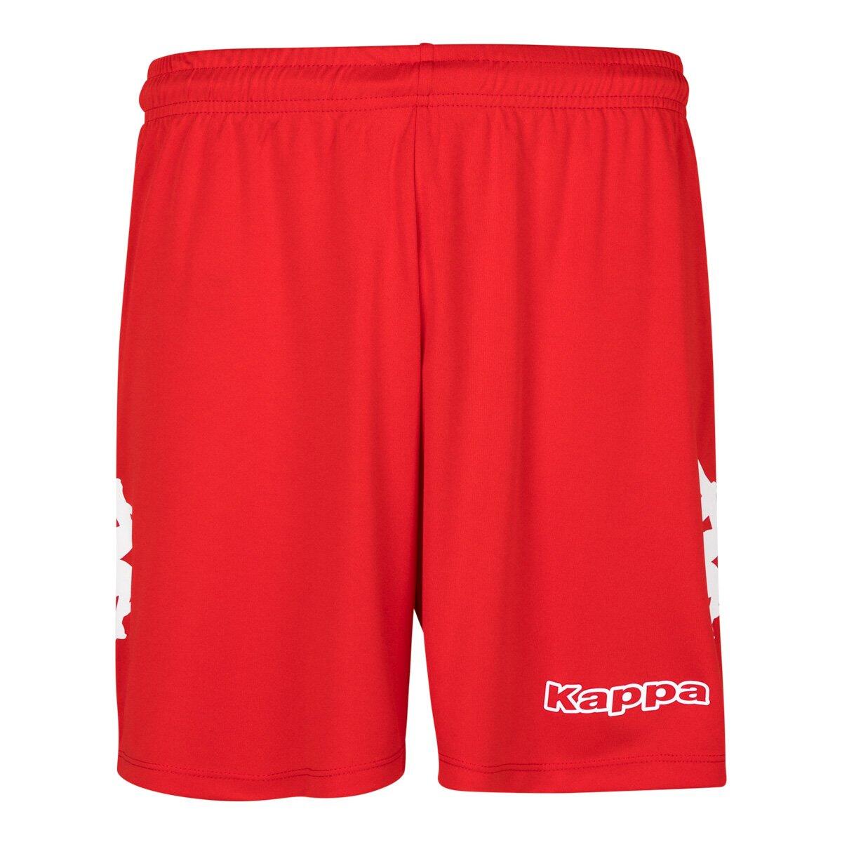 Kappa - Short De Football Homme Talbino - Short - Blanc|rouge - 52 2xl - Decathlon