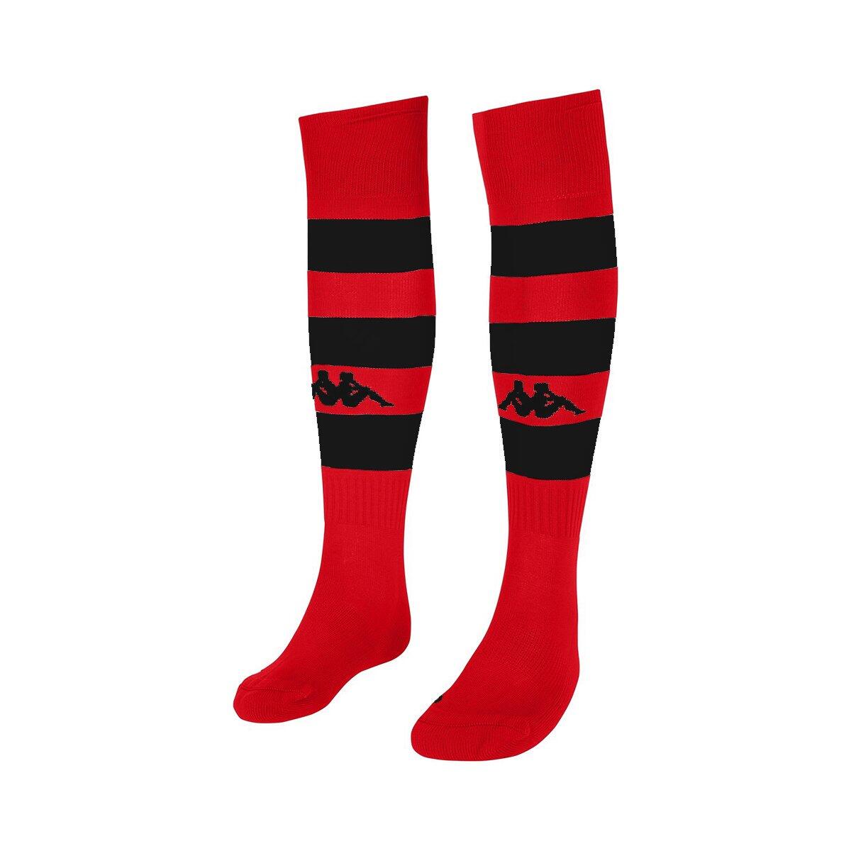 Kappa - Chaussettes Football Adulte Lipeno Rouge - Chaussettes - Noir|rouge - 31/34 - Decathlon