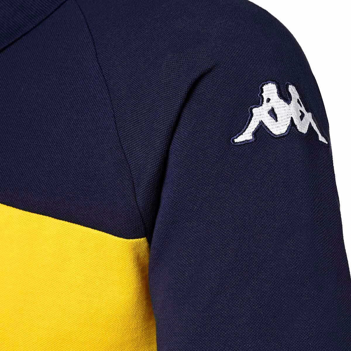 Polo homme Dianetti bleu 4/4