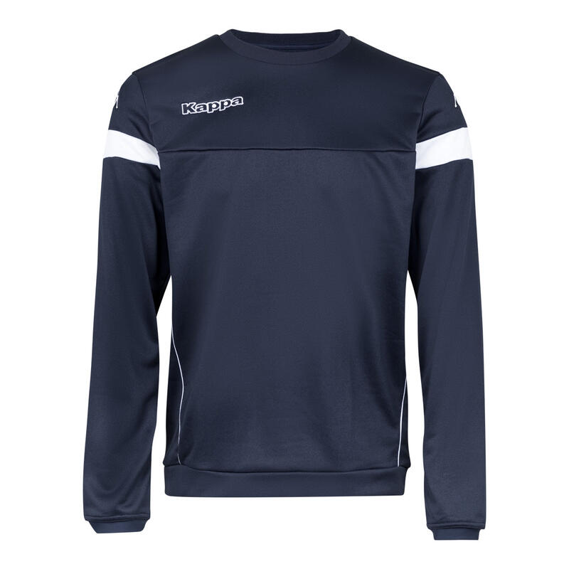 Sweat Marine/Blanc Homme Kappa Lido