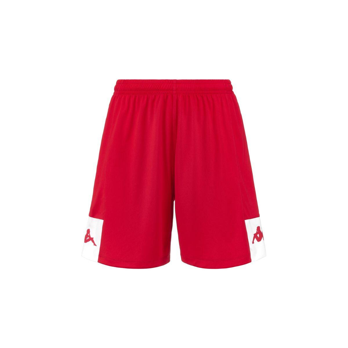 Kappa - Short Football Homme Daggo Rouge - Short - Blanc|multicolore|rouge - 3xl - Decathlon