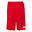 kappa pantaloncini da uomo in poliestere rosso da fitness .