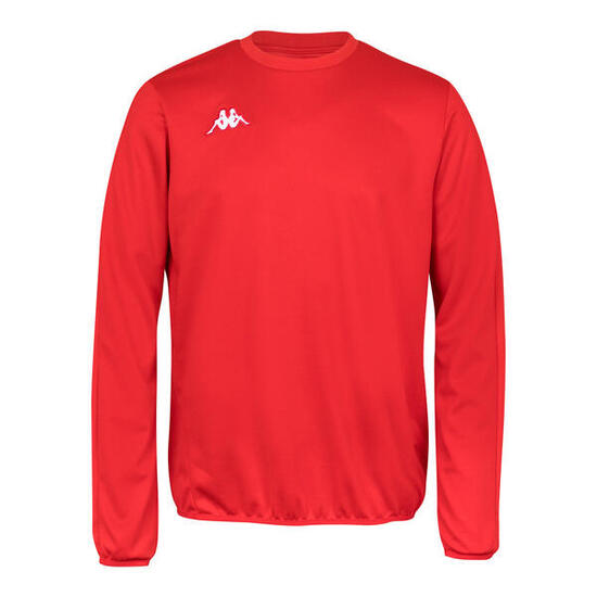 Sweatshirt manches longues garçon Talsano rouge